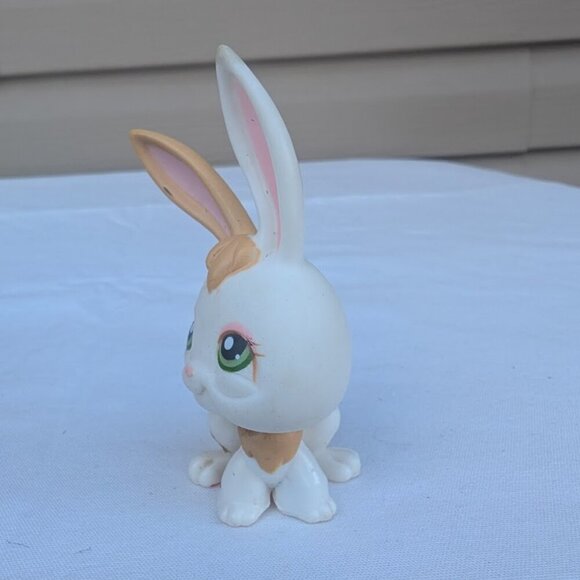 LPS Littlest Pet Shop White and Tan Bunny #322 Brown Schnauzer #2270 - Picture 7 of 10
